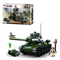 Конструктор Sluban танк (M38-B0689) 