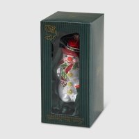 Игрушка елочная Krebs int снеговик в шляпе 16 см 