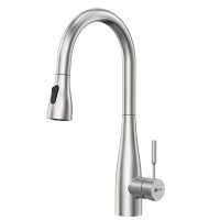 Смеситель для кухонной мойки Lemark Expert сталь LM5084S