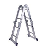 Лестница-трансформер алюминиевая STAIRS 4х2ступени (AТR42)
