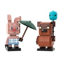 Конструктор Brick Labs: Винни-Пух И Пятачок -203 Детали (AB-1105) 