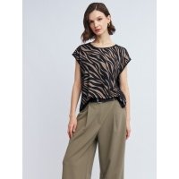 Блузка с узором в полоску 025211259043 