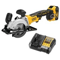 Аккумуляторная дисковая пила DEWALT DCS571P1, 20 В, 115 мм, 4500 об/мин, с АКБ 5 Ач и ЗУ, без кейса (DCS571P1N-XJ-A9) DCS571P1N-XJ-A9