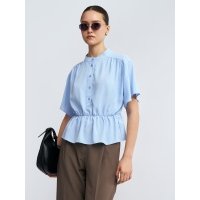 Блузка с баской на резинке 02521124Y063 