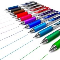 Ручка гелевая Pentel "Energel" 0,7 мм, цвет чернил, черный