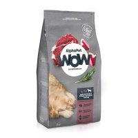 AlphaPet WOW Superpremium сухой корм для взрослых собак крупных пород (Говядина и сердце, 15 кг.) 