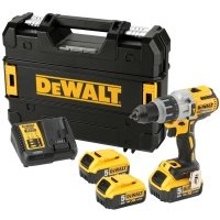 Аккумуляторная ударная дрель-шуруповерт DEWALT DCD996P3, 18 В, 2250 об/мин, 38250 уд/мин, с 3 АКБ 5 Ач и ЗУ, в кейсе TSTAK (DCD996P3-QW) DCD996P3-QW