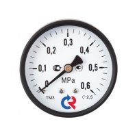 Манометр Росма 0-0,6MPa G1/4 63мм, осевое присоед., КТ 2,5 ТМ-310Т.00
