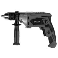 Дрель ударная Stavr 9030100466, 1000 Вт, 13 мм, металлический редуктор, 2 режима, БЗП, 13 мм, 0-3200 об/мин SID 1000-13M