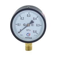 Манометр Росма 0-0.6MPa G1/2 100мм КТ 1.5 ТМ-510Р.00