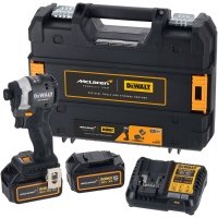 Шуруповерт DEWALT McLaren Limited Edition DCF85MP2T, 18 В, 205 Нм, 3800 уд/мин, с 2 АКБ 5 Ач и ЗУ, в кейсе TSTAK (DCF85MP2T-QW) DCF85MP2T-QW