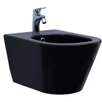 Биде подвесное Aquanet LAKE-B2B черный матовый 