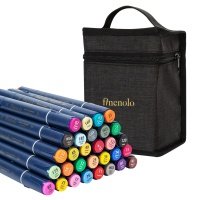 Набор спиртовых маркеров Finenolo (2 пера:кисть+долото) 30 цветов в сумке-пенале