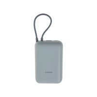 Внешний аккумулятор Xiaomi Power Bank 10000mAh (Integrated Cable), USB-A, 2xUSB-C, до 22.5 Вт, Голубой BHR9073GL