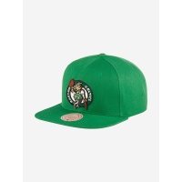 Бейсболка с прямым козырьком MITCHELL NESS 6HSSJS19078-BCEKYGN Boston Celtics NBA (зеленый), Зеленый