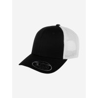 Бейсболка с сеточкой FLEXFIT 110MT (черный), Черный