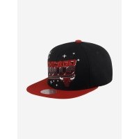 Бейсболка с прямым козырьком MITCHELL NESS HHSS5757-CBUYYPPPBLCK Chicago Bulls NBA (черный), Черный