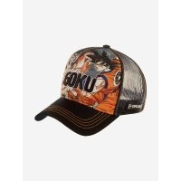 Бейсболка с сеточкой CAPSLAB CL/DBZ4/1/GOK Dragon Ball Goku (черный), Черный