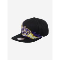 Бейсболка с прямым козырьком MITCHELL NESS 6HSSSH22087-LAKBLCK Los Angeles Kings NHL (черный), Черный