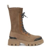 Ботинки замшевые