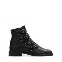 Ботинки кожаные с пряжками