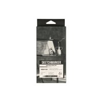 Набор маркеров Sketchmarker "Brush Pro Neutral Gray Set" 6 цветов в картонной упаковке