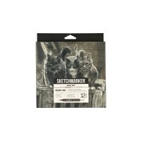Набор маркеров Sketchmarker "Brush Pro Gray Set" 12 цветов в картонной упаковке