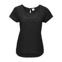 Блузка с коротким рукавом (черный) 