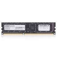 DIMM DDR3, 4ГБ, AMD R534G1601U1S-UO DDR3 PC3-12800 4Gb