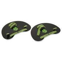 Лопатки на пальцы MADWAVE Finger Paddles, one size, Black/Green, M0745 05 0 00W