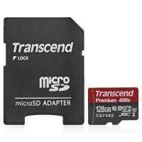 карта памяти TransFlash 128ГБ MicroSDXC Class 10 UHS-I Transcend Premium TS128GUSDU1