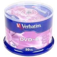 диски dvd+r 4.7Gb 16x Verbatim 4.7Gb 16x 50 шт. на шпинделе