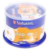 диски dvd-r 4.7Gb 16x Photo Printable Verbatim 4.7Gb 16x Photo Printable 50 шт. на шпинделе