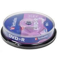 диски dvd+r 4.7Gb 16x Azo+ Verbatim 4.7Gb 16x Azo+ 10 шт. на шпинделе