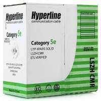 Кабель витая пара Hyperline UTP4-C5E-SOLID-LSZH-GY-305 UTP Cat 5E UTP4-C5E-SOLID-LSZH-GY-305