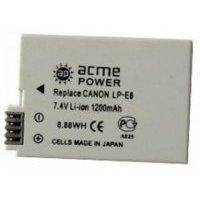 Аккумуляторы для фото и видеокамер AcmePower AP LP-E8