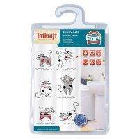 Штора для душа Tatkraft Funny Cats Textile