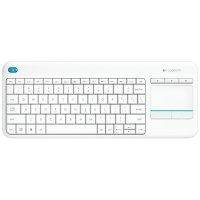 Клавиатура для SmartTV Logitech Wireless Touch K400 Plus White (920-007148)