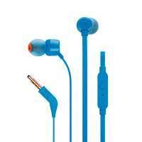 Гарнитура JBL , вкладыши, синий, проводные JBLT110BLU