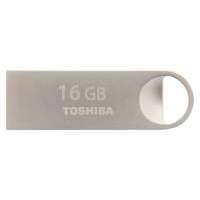 Флешка USB TOSHIBA Owari U401 16Гб, USB2.0, серебристый [thn-u401s0160e4] THN-U401S0160E4
