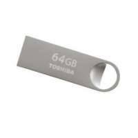 Флешка USB TOSHIBA TransMemory U401 64Гб, USB2.0, серебристый [thn-u401s0640e4] THN-U401S0640E4