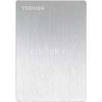 Внешний жесткий диск TOSHIBA Canvio Slim , 500Гб, серебристый HDTD205ESMDA