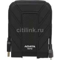 Внешний жесткий диск A-DATA DashDrive Durable HD710, 1Тб, черный [ahd710-1tu3-cbk] AHD710-1TU3-CBK