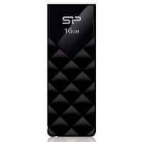 Флешка USB SILICON POWER Ultima U03 16Гб, USB2.0, черный [sp016gbuf2u03v1k] SP016GBUF2U03V1K