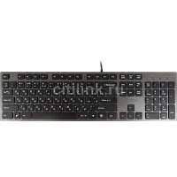 Клавиатура A4 , USB, серый + черный KV-300H