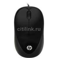 Мышь HP X1000 оптическая проводная USB, черный [h2c21aa] H2C21AA