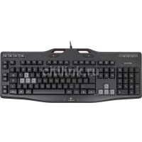 Клавиатура LOGITECH G105, USB, черный [920-005056] 920-005056