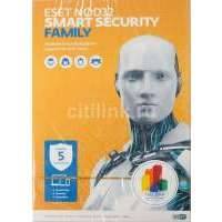 ПО Eset NOD32 Smart Security Family - лицензия на 1 год на 5ПК (NOD32-ESM-NS(BOX)-1-5) NOD32-ESM-NS(BOX)-1-5