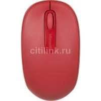 Мышь MICROSOFT Mobile Mouse 1850 оптическая беспроводная USB, красный [u7z-00034] U7Z-00034