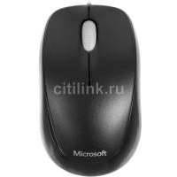 Мышь MICROSOFT 500 Compact оптическая проводная USB, черный [u81-00083] U81-00083